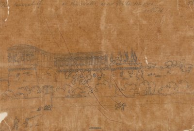 Convento presso Ponte Nuovo, 16 ottobre da John Robert Cozens