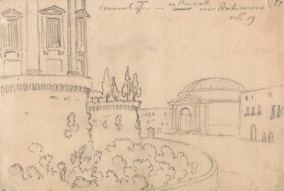 Convento vicino a Ponte Nuovo, 19 ottobre da John Robert Cozens