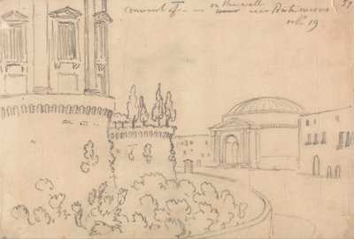 Convento presso Ponte Nuovo, 19 ottobre da John Robert Cozens