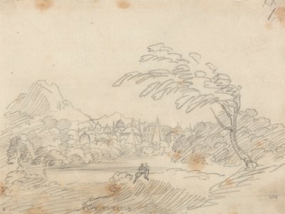 Vista Distante di una Città Immaginaria da John Robert Cozens