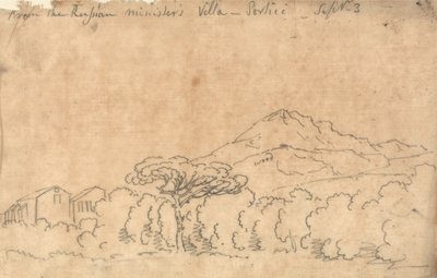Dalla Reggia di Portici, 7 settembre da John Robert Cozens