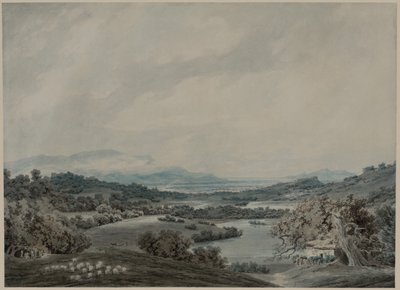Paesaggio italiano, c. 1790-1792 da John Robert Cozens