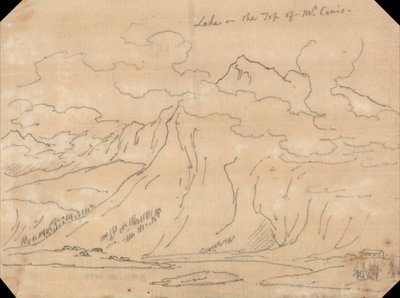 Il lago in cima al Mont Cenis da John Robert Cozens