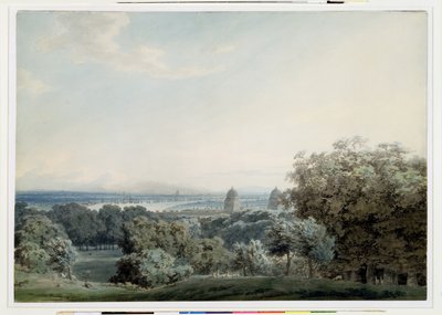 Londra da Greenwich Hill, c.1791 da John Robert Cozens
