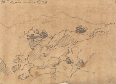 Mont Cenis, 20 ottobre da John Robert Cozens