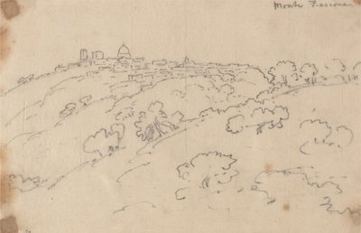 Monte Fiascone da John Robert Cozens
