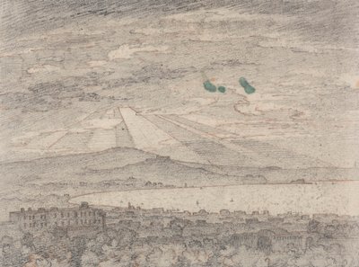 Napoli dalla villa di Sir William Hamilton, Portici da John Robert Cozens