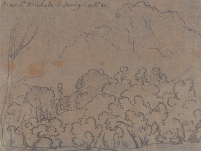 Vicino a San Michele, Savoia, 21 ottobre da John Robert Cozens