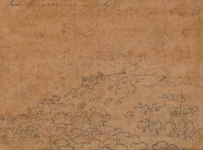 Parte di Terracina, 5 luglio da John Robert Cozens