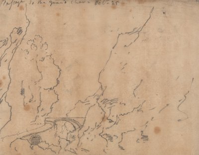 Passaggio alla Grand Chartreuse da John Robert Cozens