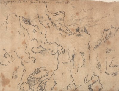 Passaggio alla Grande Certosa, 25 ottobre da John Robert Cozens
