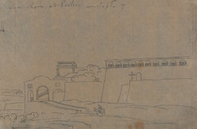 Riva del Mare a Portici, 7 Settembre da John Robert Cozens