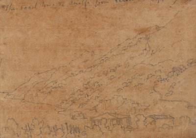La Costiera verso Amalfi da Vietri, 19 settembre da John Robert Cozens