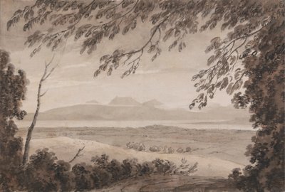 Il Lago di Ginevra dal Canton Berna da John Robert Cozens
