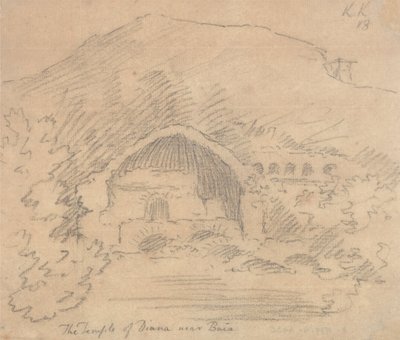 Il tempio di Diana vicino a Baia da John Robert Cozens
