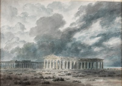 Due Grandi Templi a Paestum da John Robert Cozens
