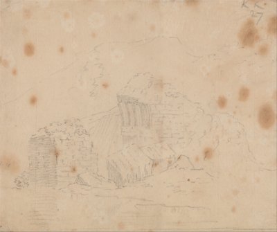 Rovine sconosciute da John Robert Cozens