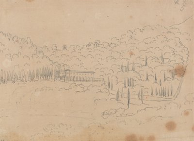 Veduta di una villa da John Robert Cozens