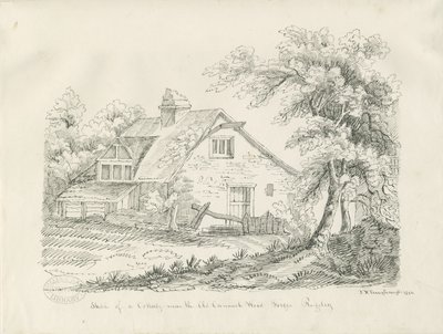 Rugeley - Cottage vicino alle Vecchie Fucine di Cannock Wood da John Robert Fernyhough