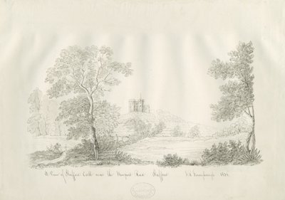 Castello di Stafford - Vicino alla Strada di Newport da John Robert Fernyhough