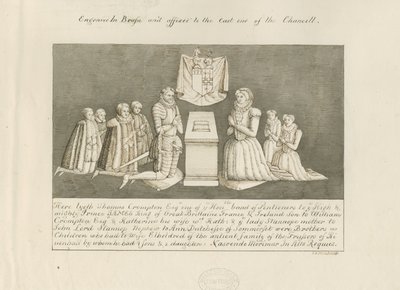 Chiesa di Stone - Ottone di Thomas Crompton: disegno a penna e lavaggio, nd [XIX sec] da John Robert Fernyhough