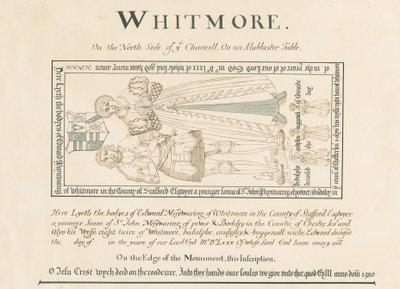 Chiesa di Whitmore - Memoriale a Edward Maynwaring da John Robert Fernyhough