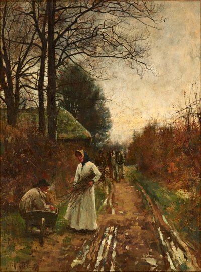 Raccolta di legna da ardere da John Robertson Reid