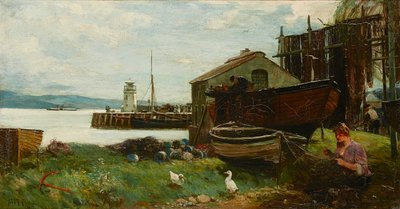 Riparare le reti, Ardrishaig da John Robertson Reid