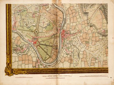Foglio 16 da: Un esatto rilievo delle città di Londra e Westminster, il Borgo di Southwark, con la campagna vicina per dieci miglia... da John Rocque