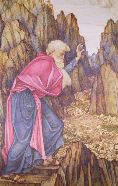 La visione di Ezechiele da John Roddam Spencer Stanhope