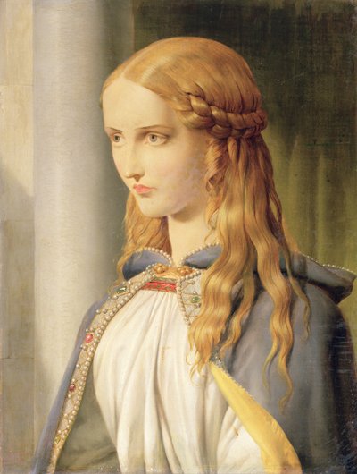 Cordelia diseredata (dettaglio) da John Rogers Herbert