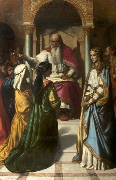 Lear e Cordelia, 1876 da John Rogers Herbert