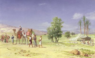 I Mercanti Madianiti Portano Giuseppe dai suoi Fratelli, 1879 da John Rogers Herbert