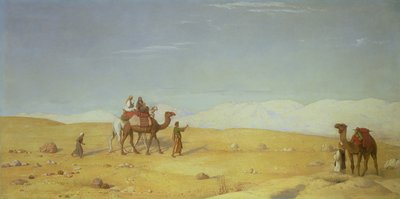 La Valle di Mosè, nel deserto del Sinai, 1866 da John Rogers Herbert
