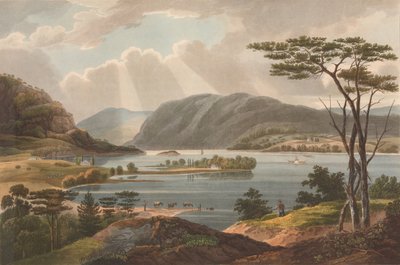 Vista da Fishkill verso West-Point No. 15 del Portfolio del fiume Hudson da John Rubens Smith