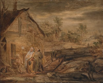 Maria e Giuseppe fuori dalla locanda da John Runciman