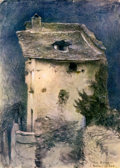 Un cottage fatiscente, XIX secolo da John Ruskin