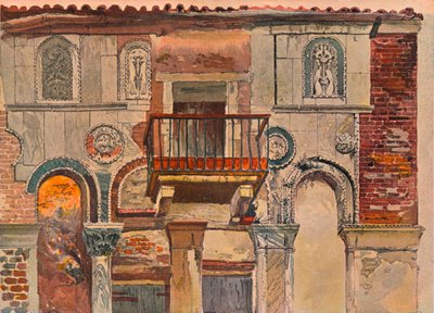 Fondaco dei Turchi, Venezia, c1853 da John Ruskin
