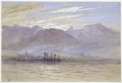 Mattina di Primavera, con Vento di Nord-Est, a Vevey, Maggio - Giugno 1849 o 1 Maggio 1869 da John Ruskin