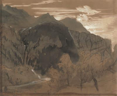 Paesaggio montuoso da John Ruskin