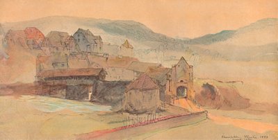 Ponte di Rheinfelden, 1858 da John Ruskin