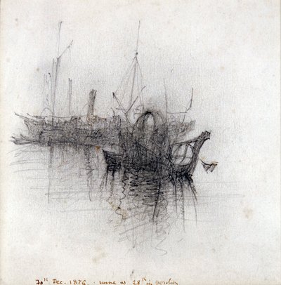 Studio di navi da John Ruskin