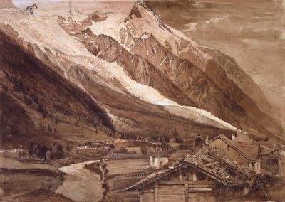 Il Ghiacciaio des Bossons, Chamonix da John Ruskin