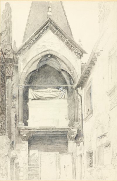 La Tomba di Cangrande I della Scala, Verona da John Ruskin
