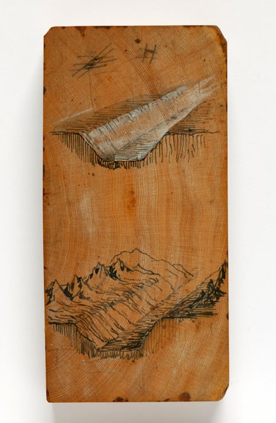 La Trincea della Valle di Chamonix e le Cime sopra la Trincea da John Ruskin