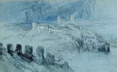 Vista di Bellinzona da John Ruskin