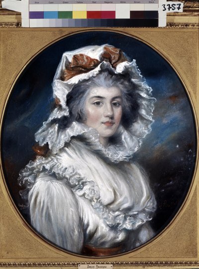 Ritratto di una giovane donna con cappuccio da John Russel