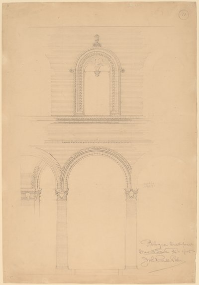 Muro di Mattoni di Bologna da John Russell Pope
