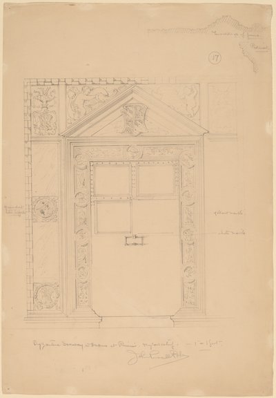 Portale Bizantino con Duomo, Rimini da John Russell Pope