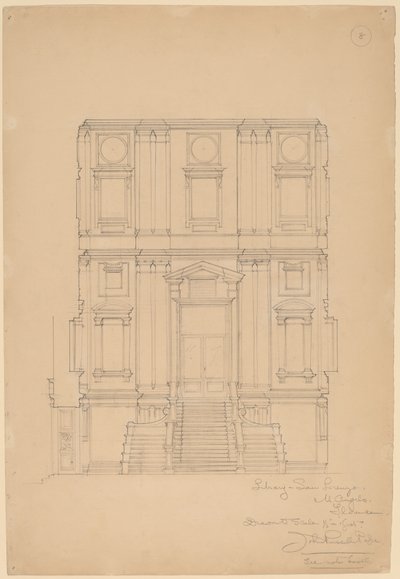 Biblioteca, San Lorenzo da John Russell Pope